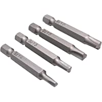 Yardwe 4 Piezas de Destornillador de Cabeza Triangular magnética para Tornillos antirrobo de Bicicleta Conjunto de Mango…